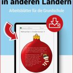 Weihnachten In anderen Ländern Grundschule