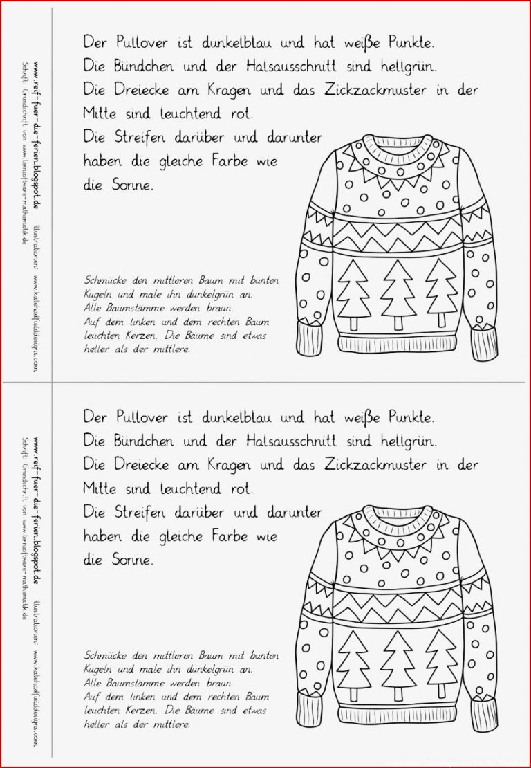 Weihnachtslesebuch Pullover