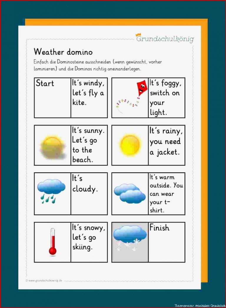 Wetter Thermometer Grundschule The Homey Design