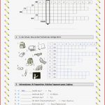 Wiederholung Zahlen Schulsachen W Fragewörter