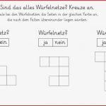 Würfelnetze Kopfgeometrie